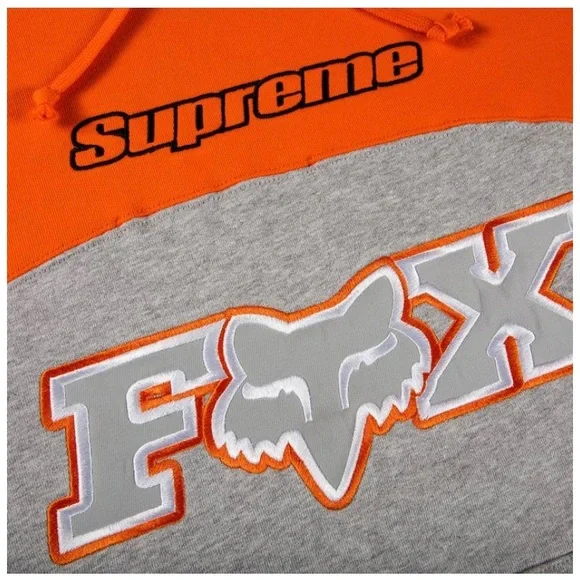 Supreme Fox racing hoodie